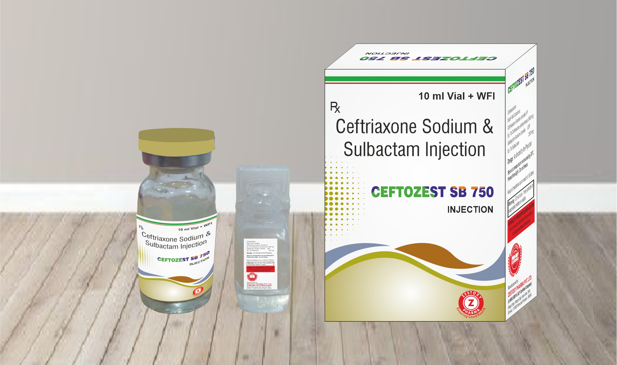 CEFTOZEST SB 750 INJECTION